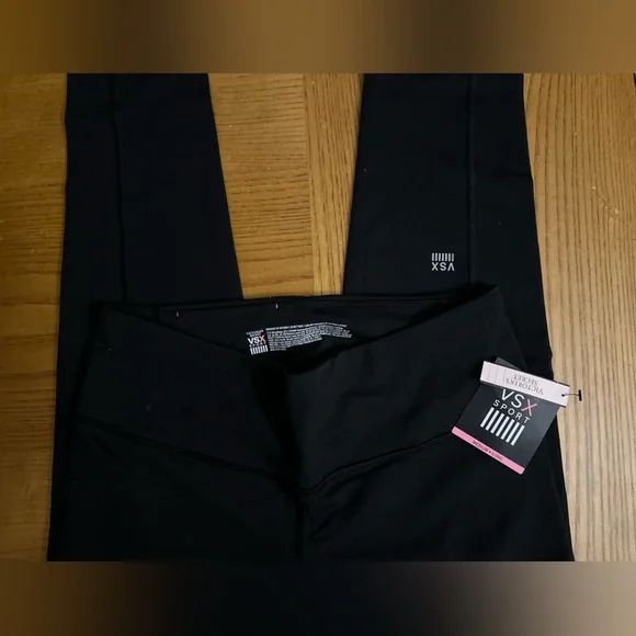 NWT VS VSX Sport TIGHTS LEGGINGS BLACK MED LONG Body Wick - Picture 7 of 9